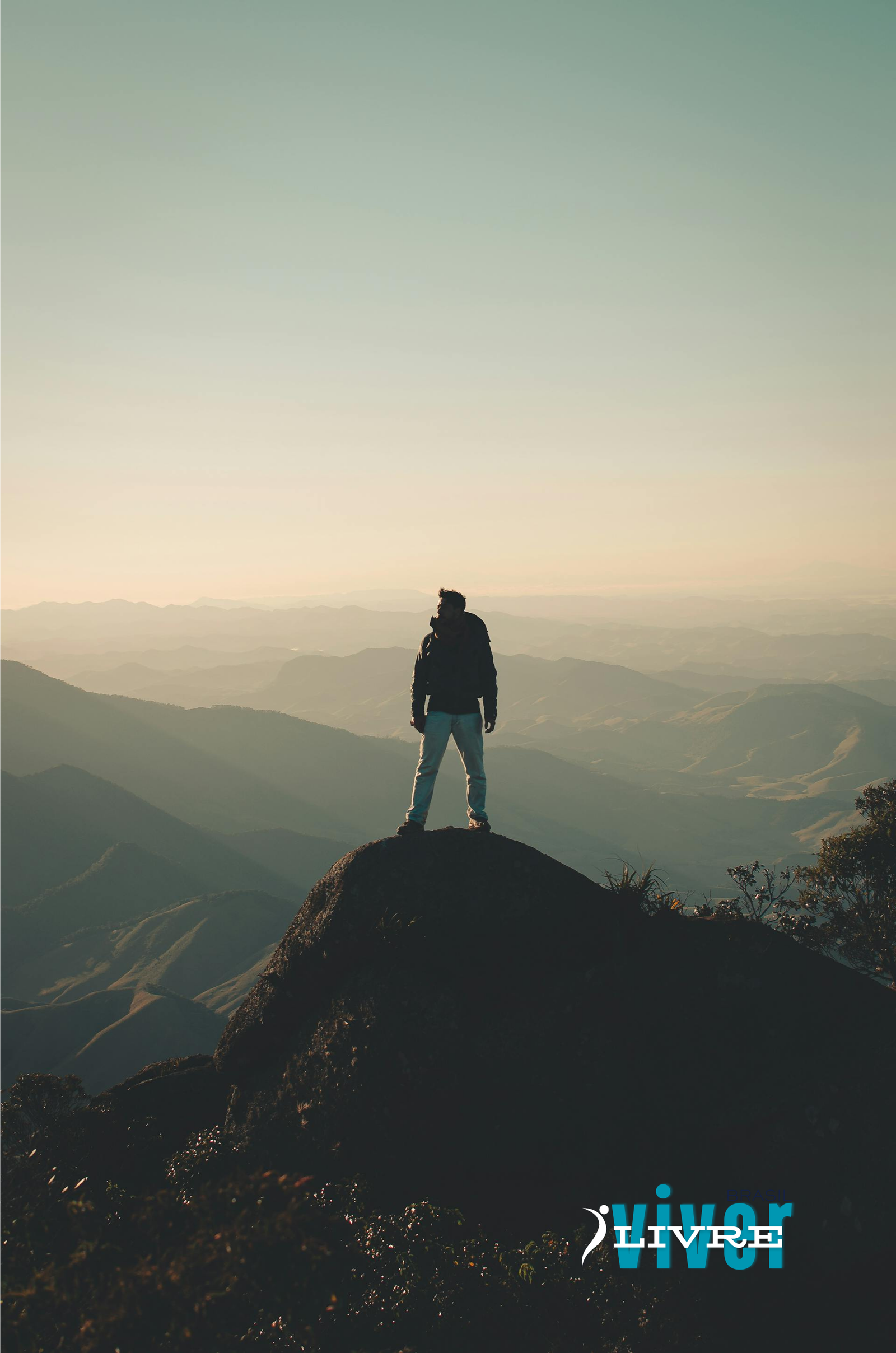 Mãos unidas representando apoio e acolhimento na Viver Livre Brasil